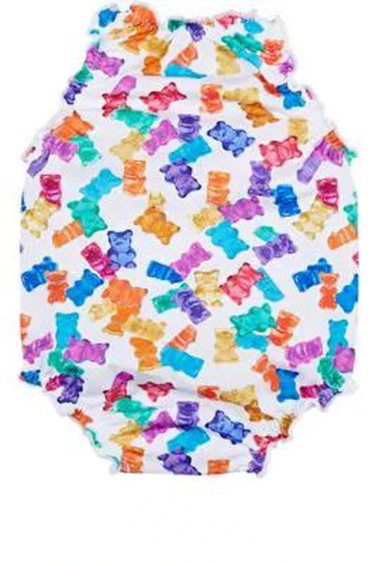 商品Submarine|Gummy-Bear-Print Tank Swimsuit,价格¥596,第2张图片详细描述