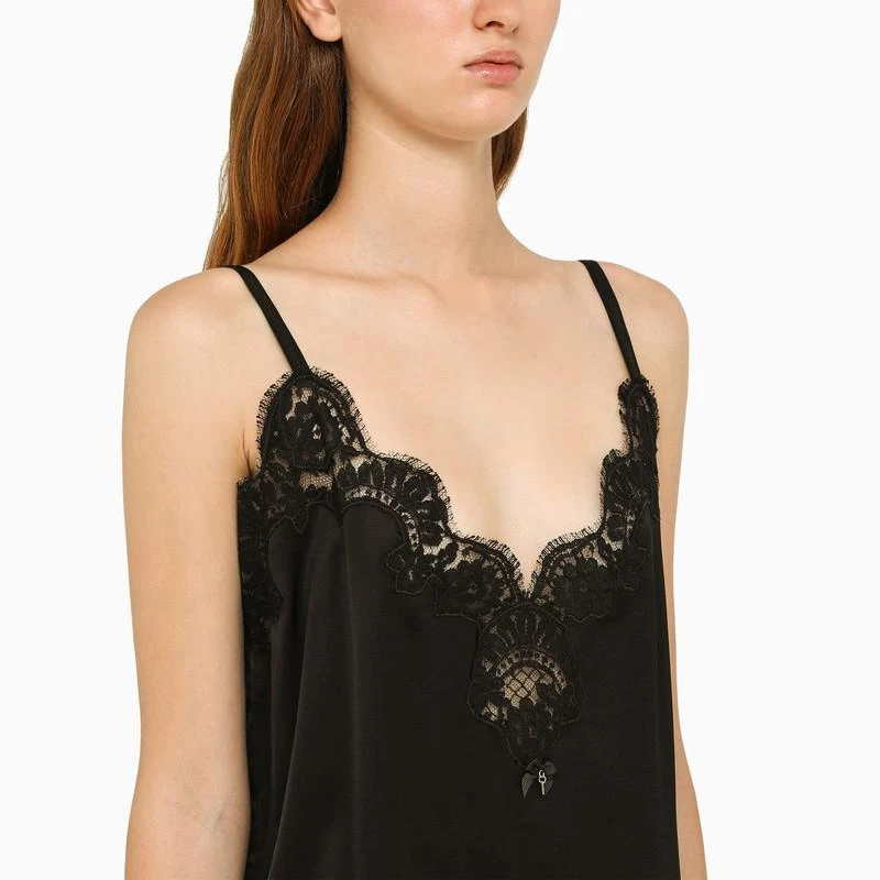 商品DSQUARED2|Dsquared2 slip dress with lace detail,价格¥5043,第4张图片详细描述