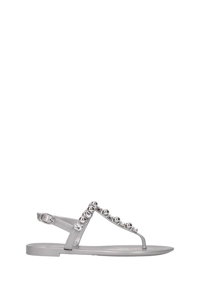 商品Stuart Weitzman|Sandals jelly Rubber Silver,价格¥795,第1张图片