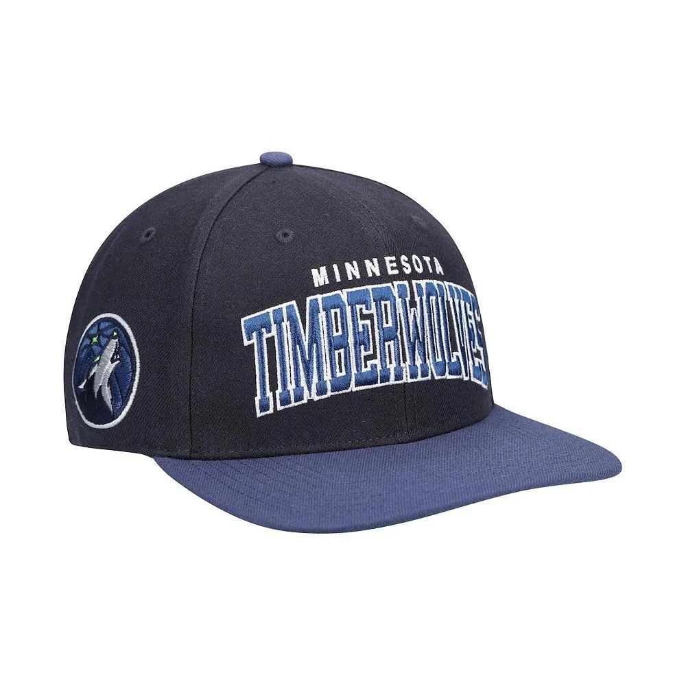 商品47 Brand|Men's '47 Navy Minnesota Timberwolves Blockshed Captain Snapback Hat,价格¥226,第1张图片