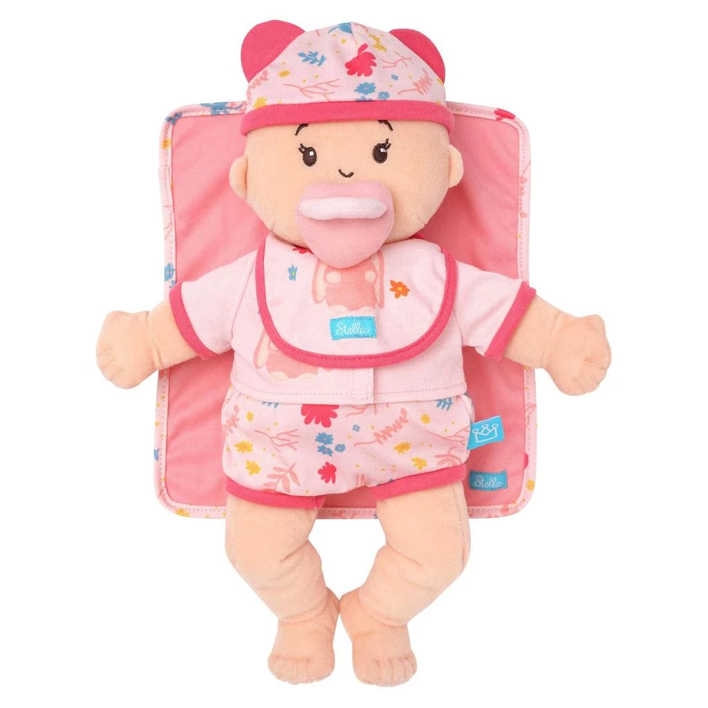 Manhattan Toy Baby Stella Welcome Baby 6 Piece Bringing Home Baby Doll Set with Hat, Bib, Onesie, Cardigan, Magnetic Pacifier and Blanket 商品