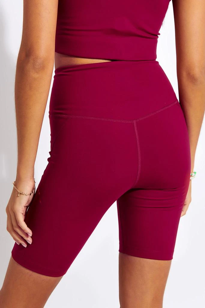 商品Girlfriend Collective|High Waisted Bike Short - Garnet,价格¥435,第2张图片详细描述