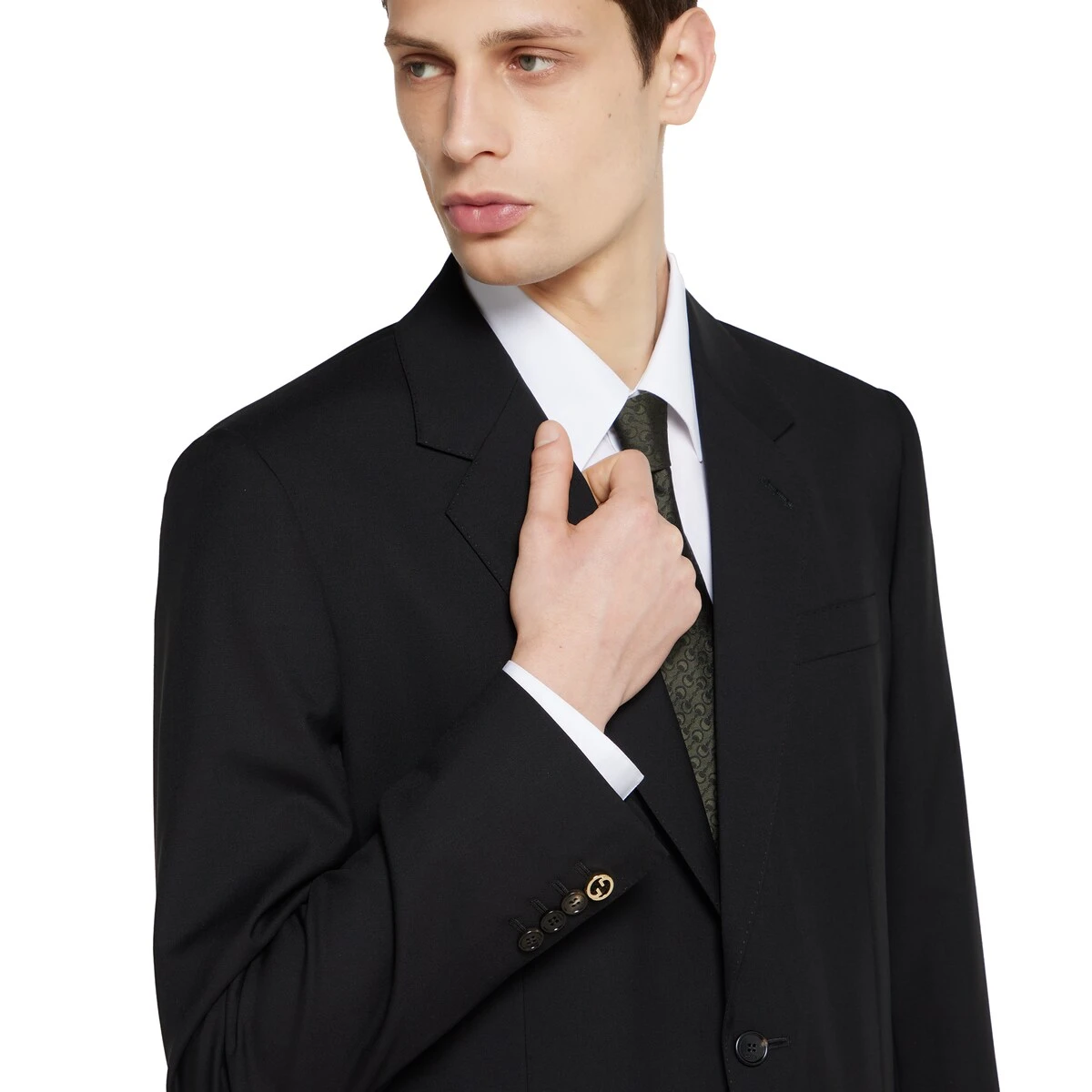 【预售】 古驰 25春夏 男士 西服套装 羊毛西装套装 827026 Z7AOX 1000  商品