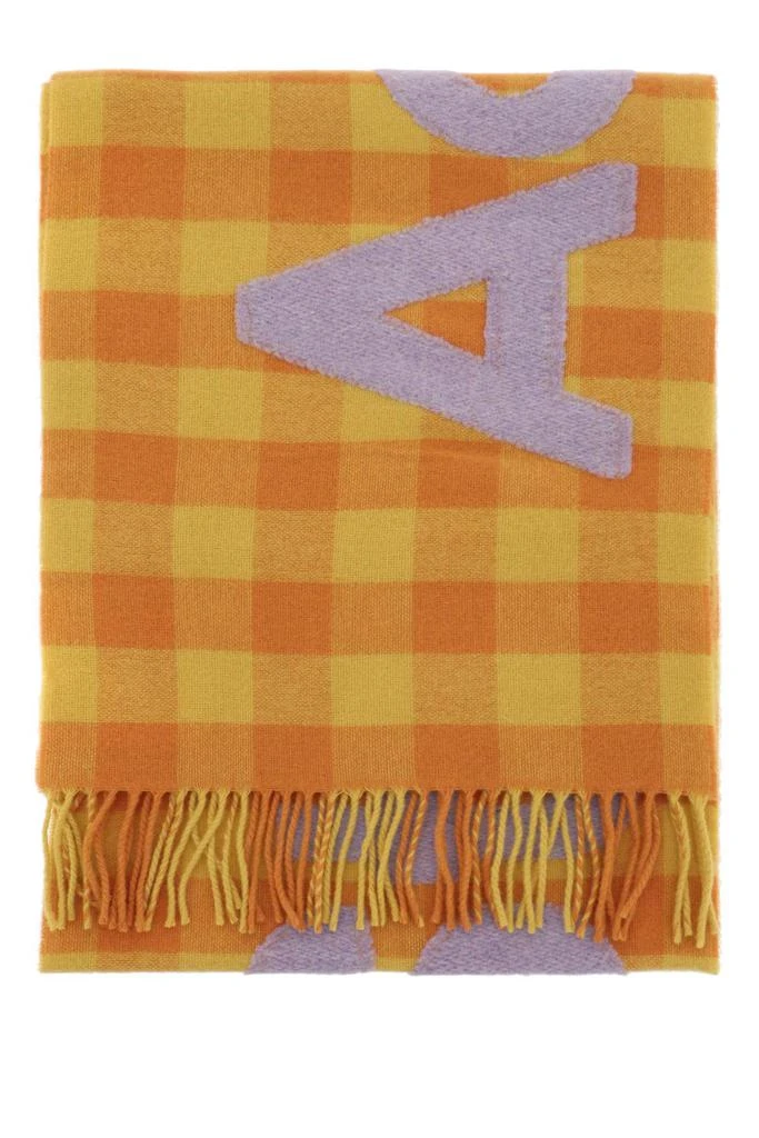 商品Acne Studios|Acne studios check logo scarf,价格¥1655,第1张图片