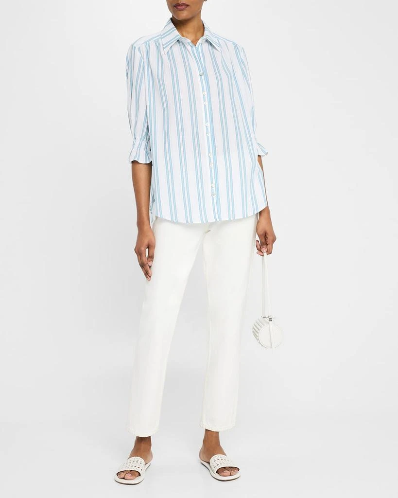 商品Finley|Sirena Drop Needle Striped Button-Down Shirt,价格¥1922,第2张图片详细描述