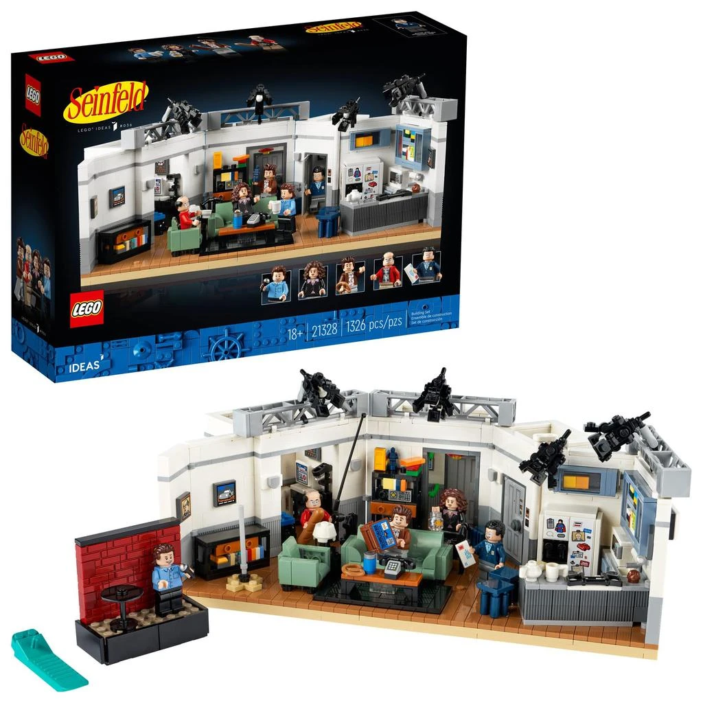 商品LEGO|LEGO Ideas Seinfeld 21328 Building Kit; Collectible Display Model; Delightful 1990s Nostalgia Gift for Adults (1,326 Pieces),价格¥598,第1张图片