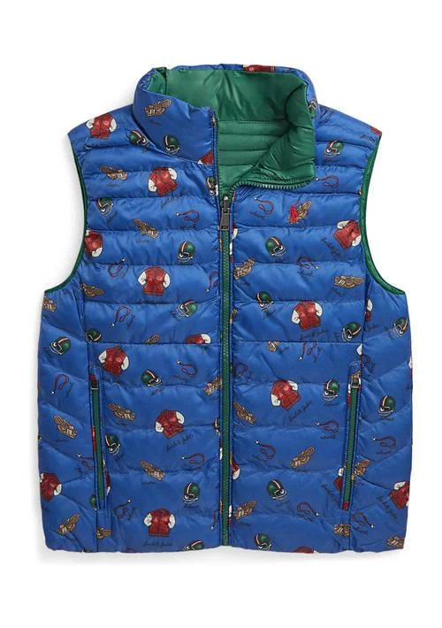 商品Ralph Lauren|Lauren Childrenswear Boys 8 20 P Layer 2 Reversible Vest,价格¥308,第1张图片