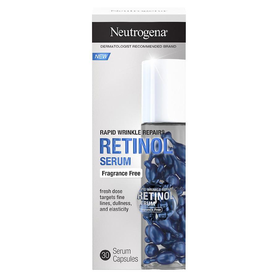 商品Neutrogena|Rapid Wrinkle Repair Retinol Face Serum Capsules,价格¥284,第1张图片