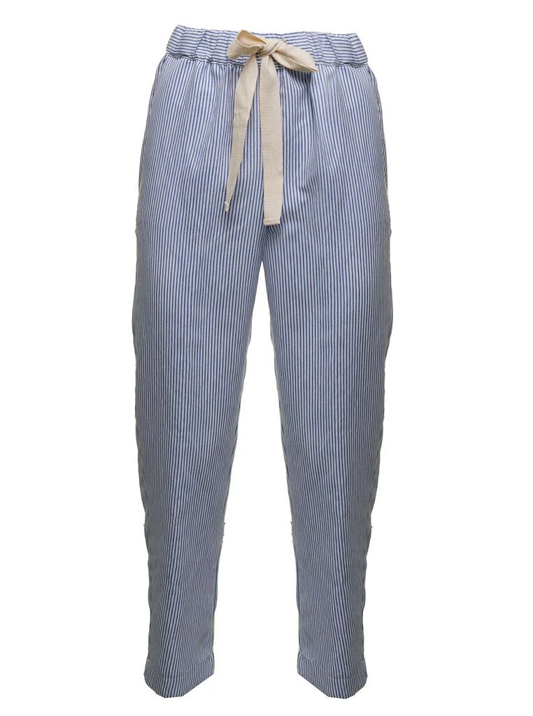 商品SEMICOUTURE|Semicouture Woman's Buddy Viscose Striped Pants,价格¥812,第1张图片