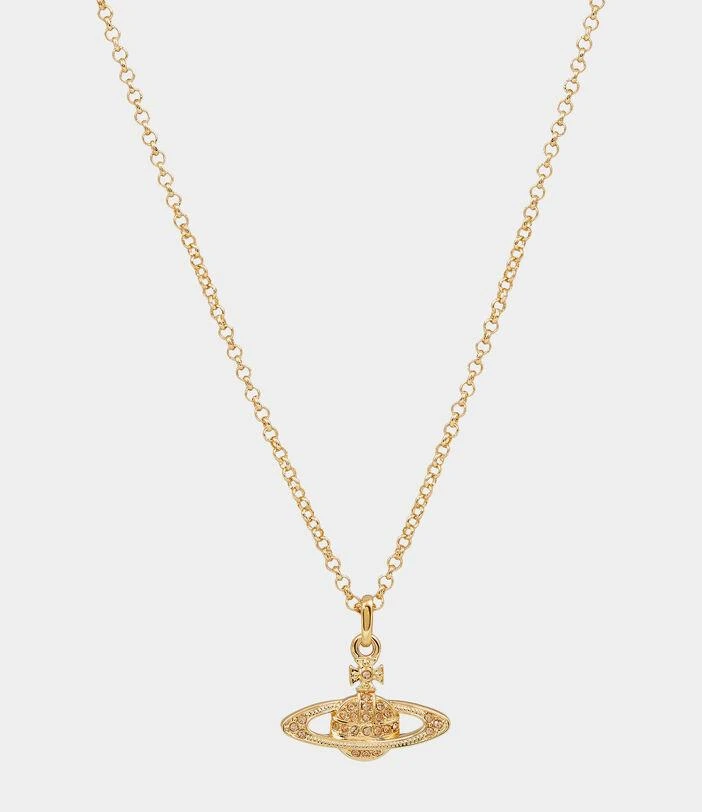 商品Vivienne Westwood|Vivienne Westwood Mini Bas Relief Pendant - Gold,价格¥850,第1张图片