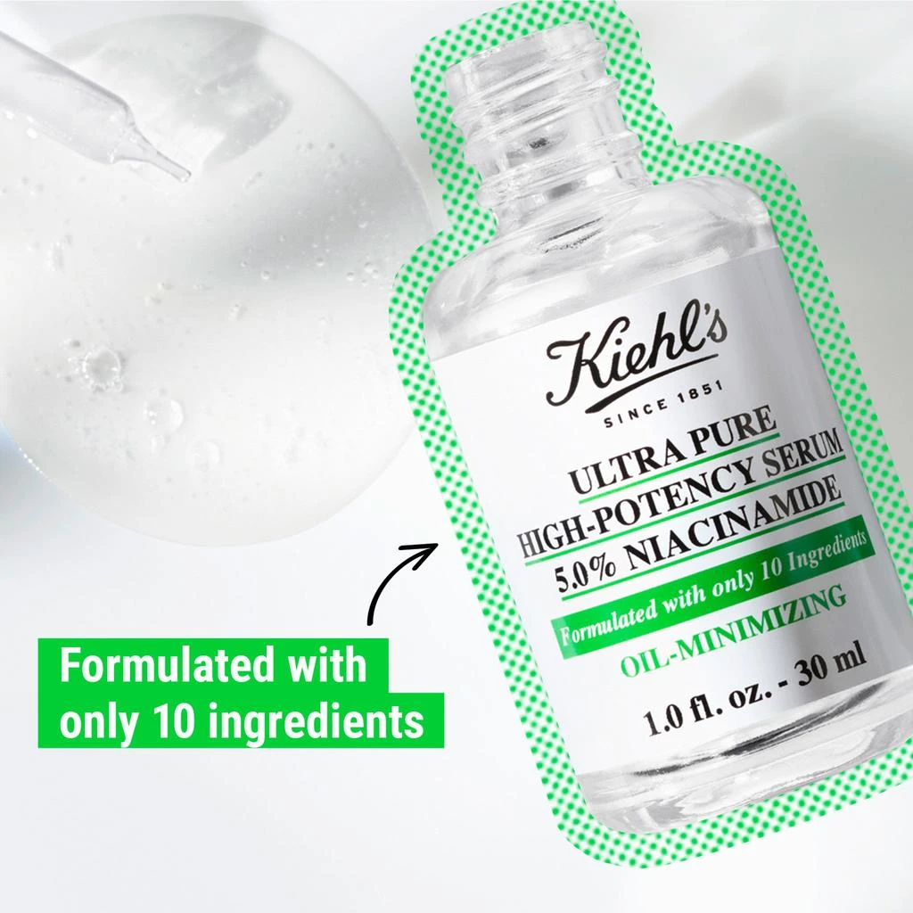 商品Kiehl's|Ultra Pure High-Potency 5.0% Niacinamide Serum,价格¥261,第3张图片详细描述