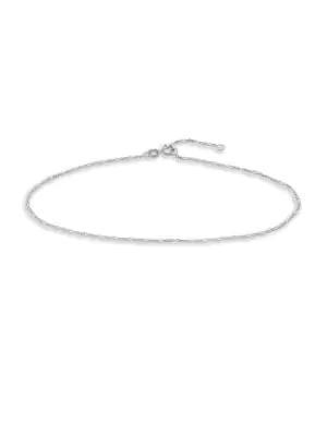 商品Saks Fifth Avenue|14K White Gold Chain Bracelet,价格¥1196,第1张图片