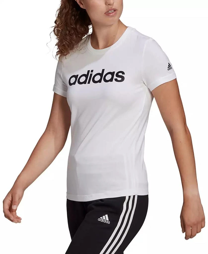 商品Adidas|Women's Essentials Cotton Linear Logo T-Shirt,价格¥140,第1张图片