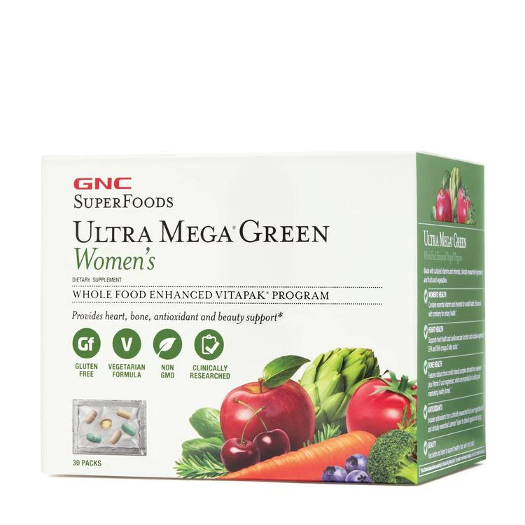 商品GNC SuperFoods|GNC SuperFoods Ultra Mega® Green Women's,价格¥407,第1张图片