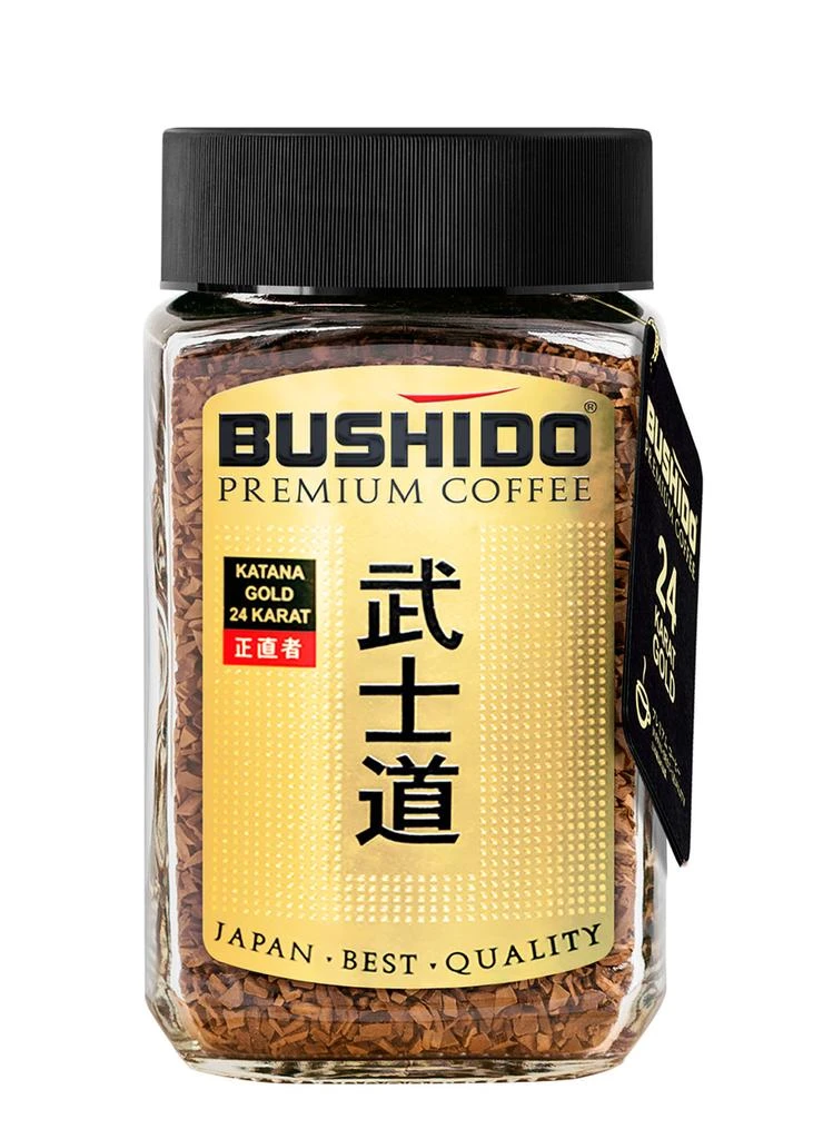 商品BUSHIDO|24 Karat Gold Leaf Instant Coffee 100g,价格¥315,第1张图片