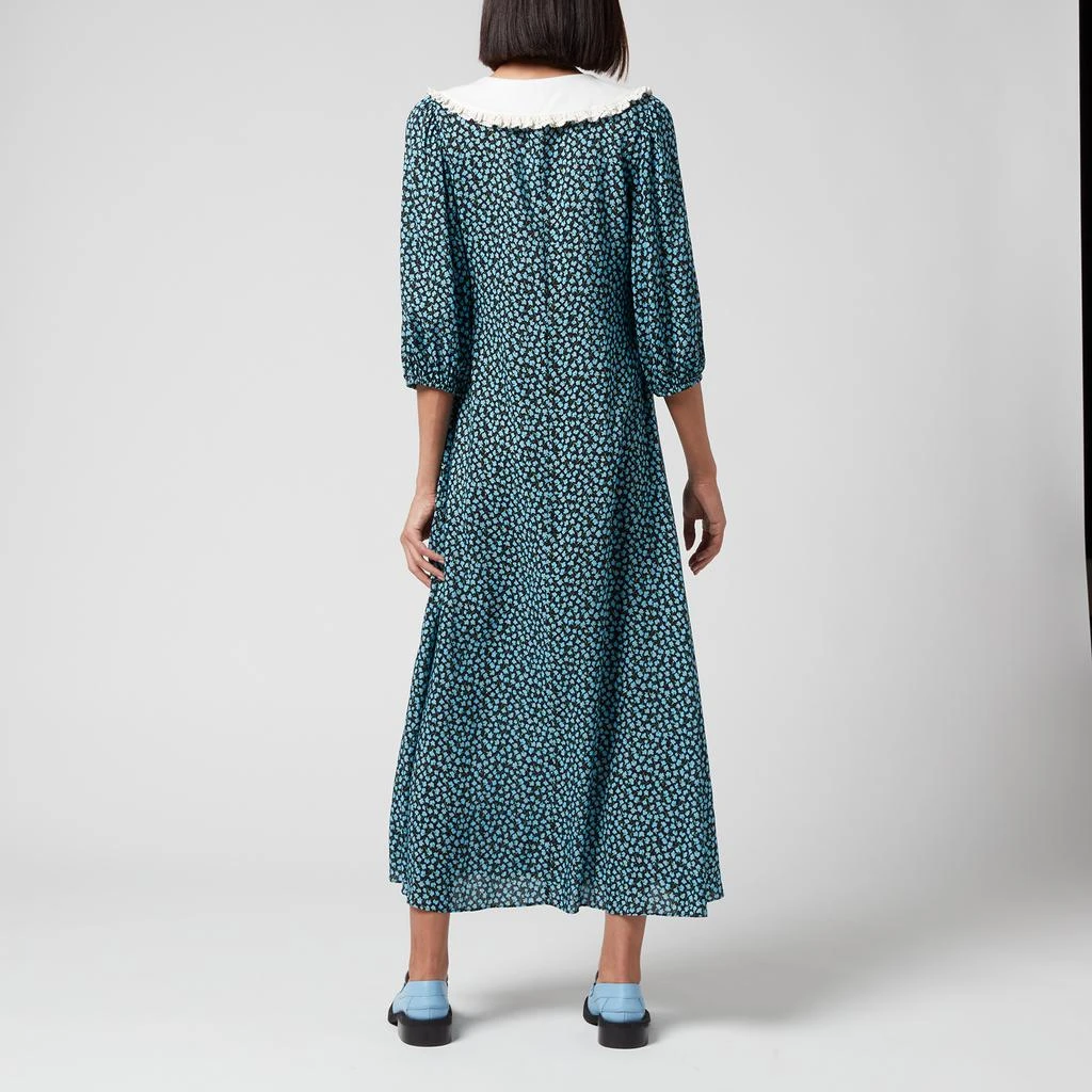 商品Rixo|RIXO Women's Liudmyla Midi Dress - Blue Ditsy Tulip,价格¥1316,第2张图片详细描述