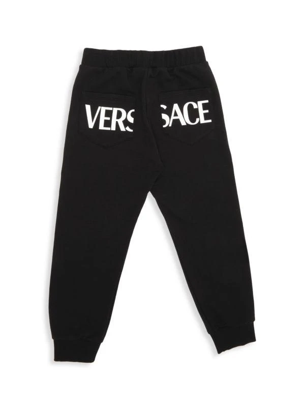 商品Versace|Little Kid's Felpa + St. Logo Greca Sweatpants,价格¥595,第2张图片详细描述