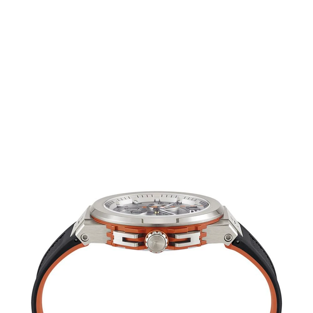 商品Salvatore Ferragamo|Men's Swiss Chronograph F-80 Black Silicone Strap Watch 44mm,价格¥9698,第2张图片详细描述