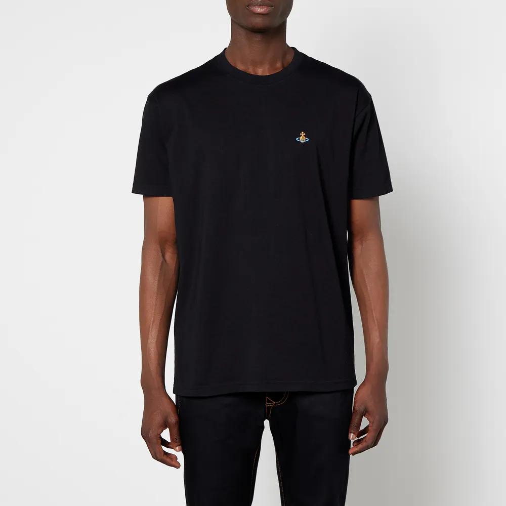 Vivienne Westwood Men's Multicolor Orb Classic T-Shirt - Black商品第1张图片规格展示
