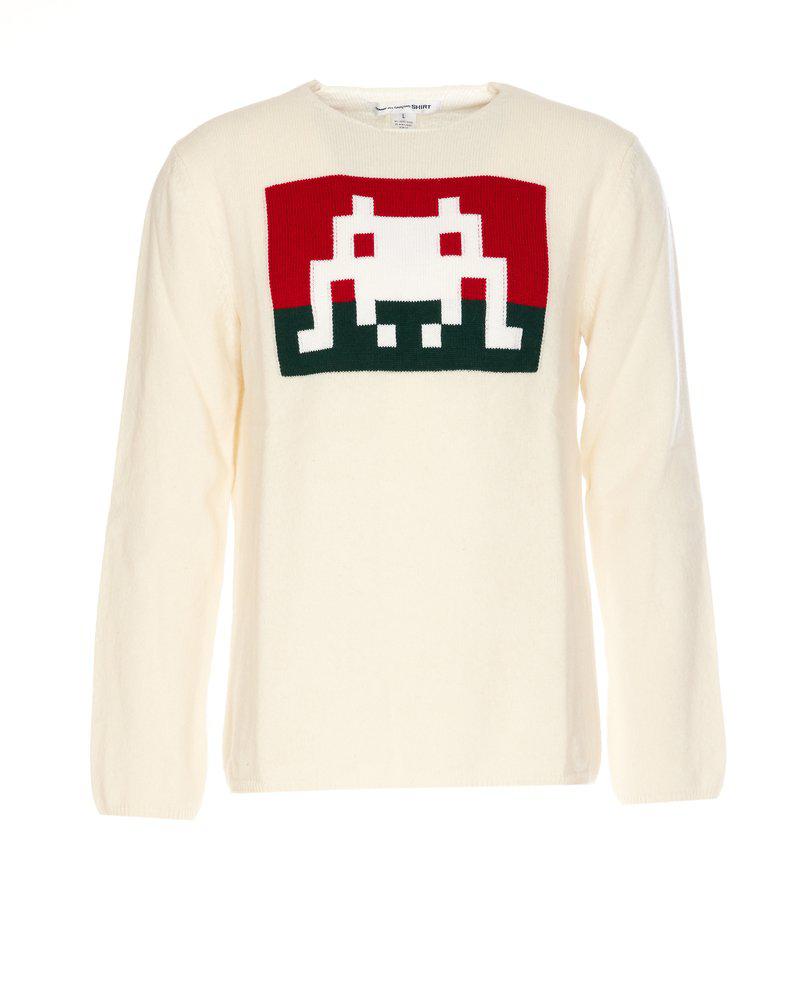 Comme des Garçons Graphic Intarsia Crewneck Jumper商品第1张图片规格展示