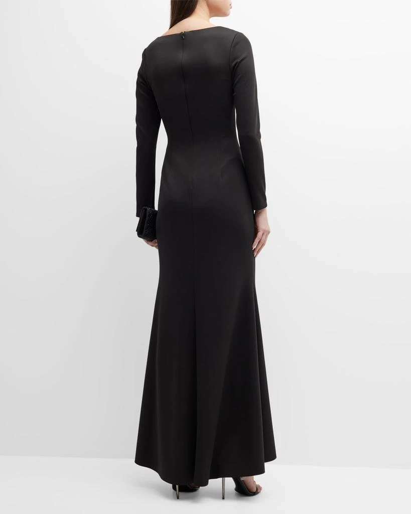 Pleated-Bust Sweetheart Trumpet Gown 商品