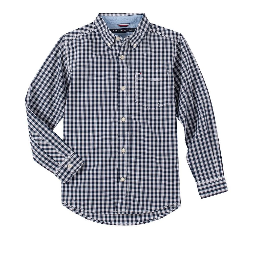 商品Tommy Hilfiger|Big Boys Baxter Gingham Button-Down Shirt,价格¥312,第3张图片详细描述