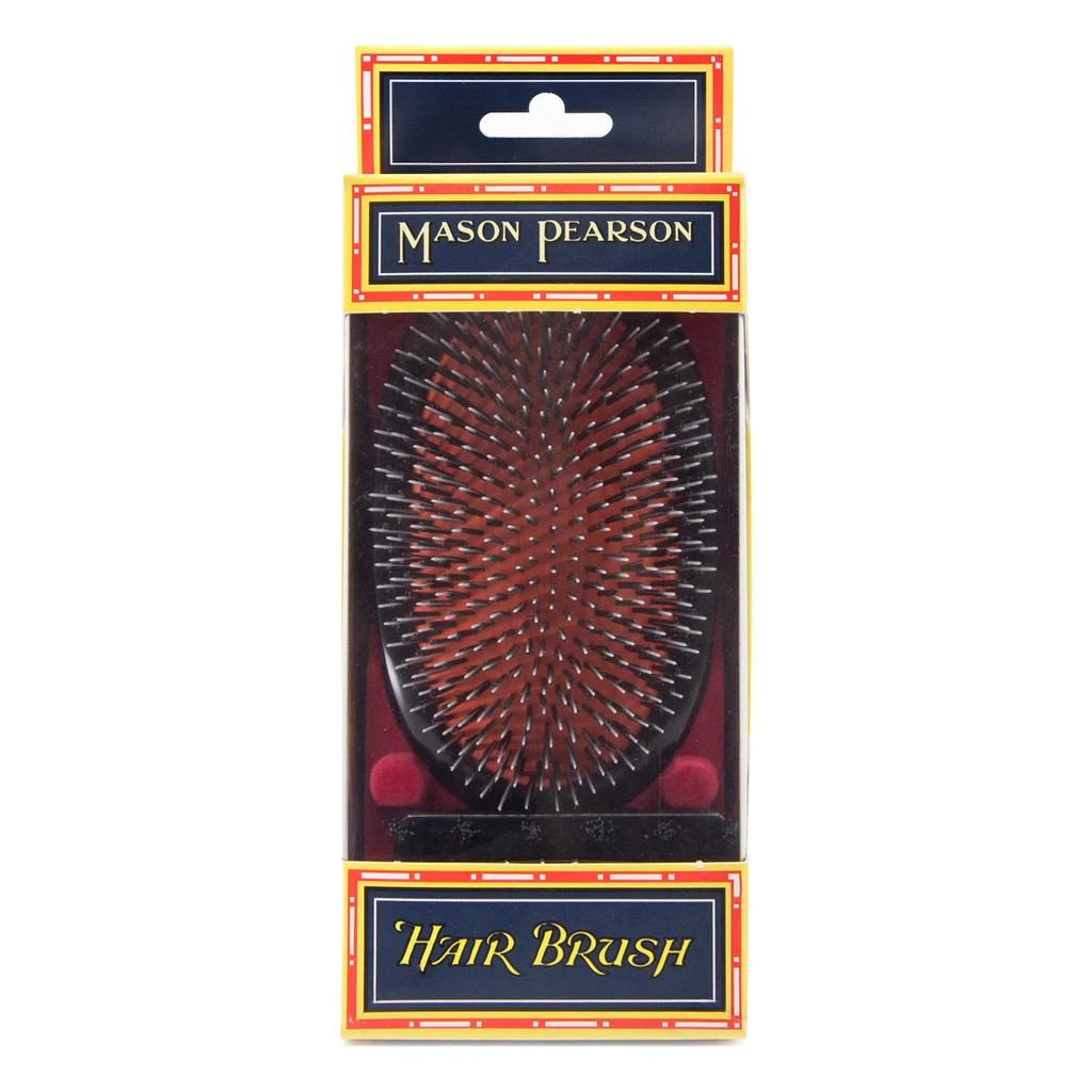 商品Mason Pearson|Mason Pearson 梅森皮尔森 半猪鬃无柄气垫按摩梳 BN1M,价格¥1655,第1张图片