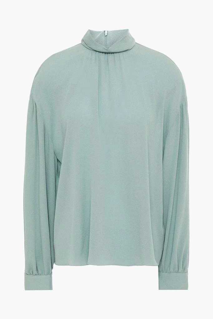 商品Vince|Gathered silk crepe de chine blouse,价格¥1353,第3张图片详细描述