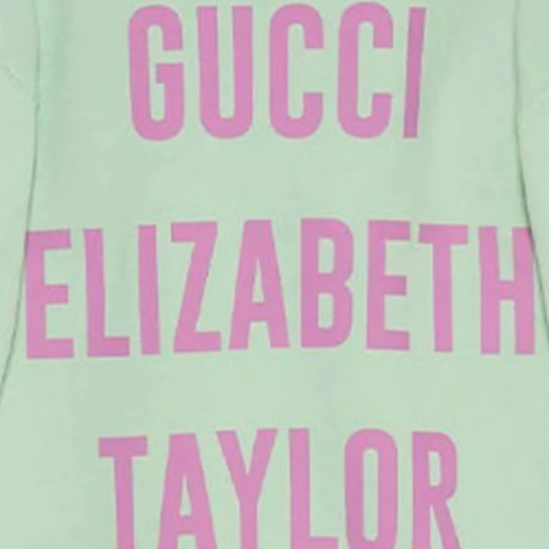 商品[国内直发] Gucci|古驰 FW22 字母Logo印花圆领长袖套头卫衣 女款 绿色,价格¥6235,第6张图片详细描述