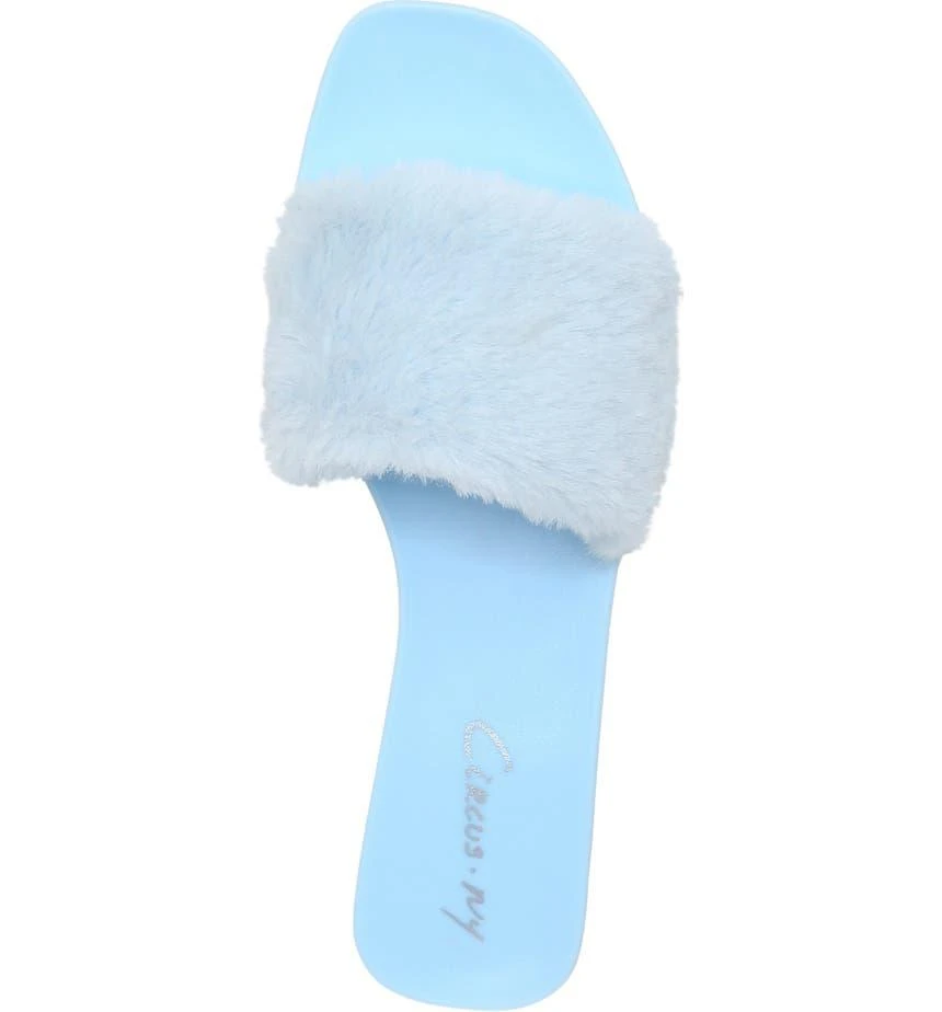 商品Sam Edelman|Circus by Sam Edelman Everette Faux Fur Slide Sandal,价格¥72,第4张图片详细描述