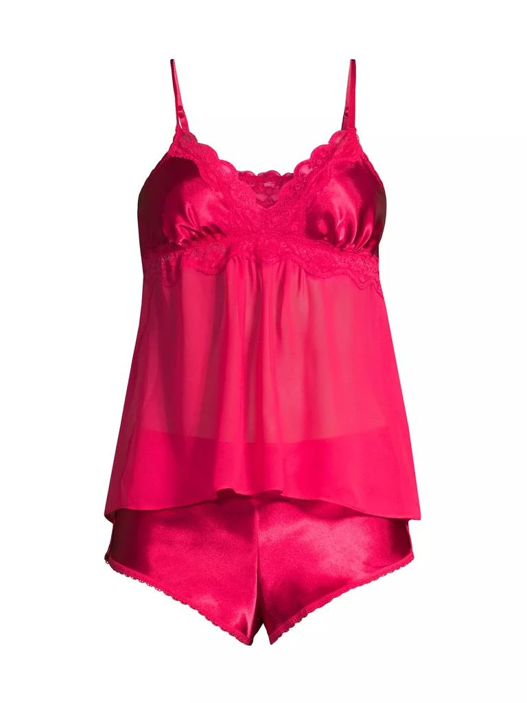 商品In Bloom|2-Piece Satin Camisole & Shorts Set,价格¥375,第1张图片