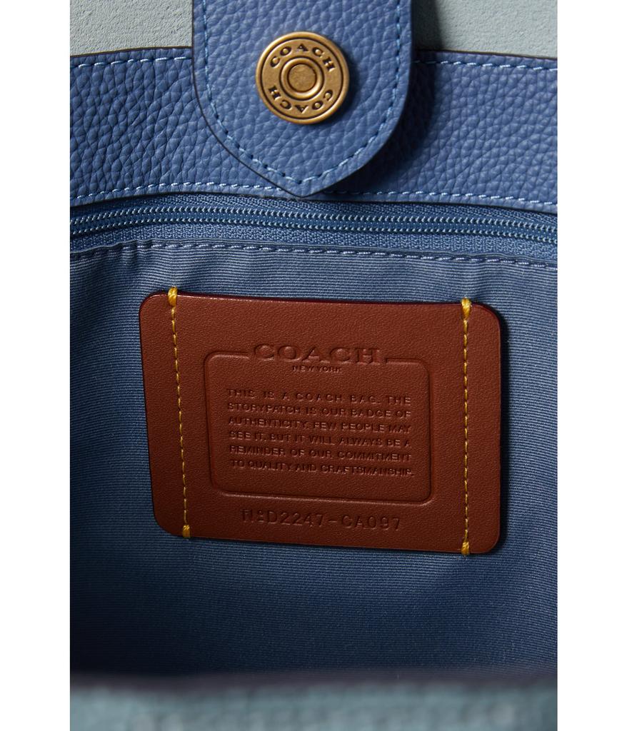 Color-Block Leather Kia Tote商品第2张图片规格展示