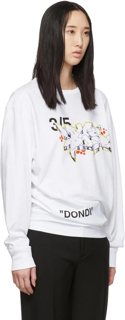 商品Off-White|White Dondi Bus Long Sleeve T-Shirt,价格¥887,第2张图片详细描述