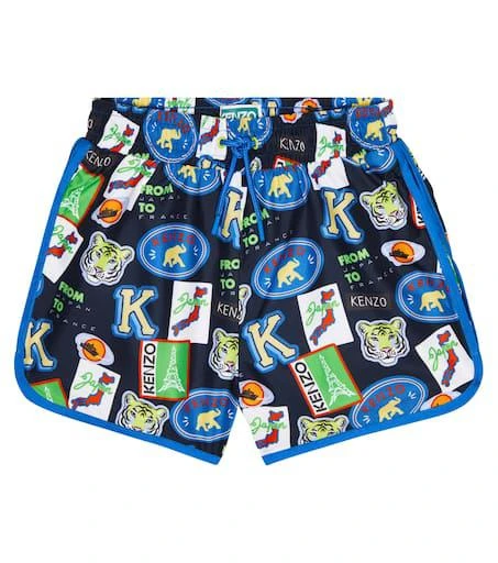 商品Kenzo|Logo印花泳裤,价格¥504,第1张图片