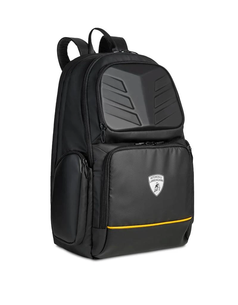 商品兰博基尼|Galleria Black Nylon Signature Men's Backpack,价格¥1695,第1张图片