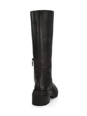 商品Stuart Weitzman|Norah Tall Leather Boots,价格¥1893,第3张图片详细描述