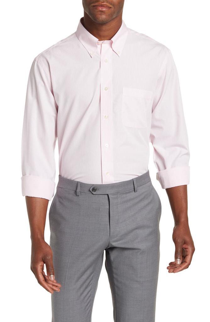 商品Brooks Brothers|Micro Gingham Regent Fit Sport Shirt,价格¥479,第1张图片