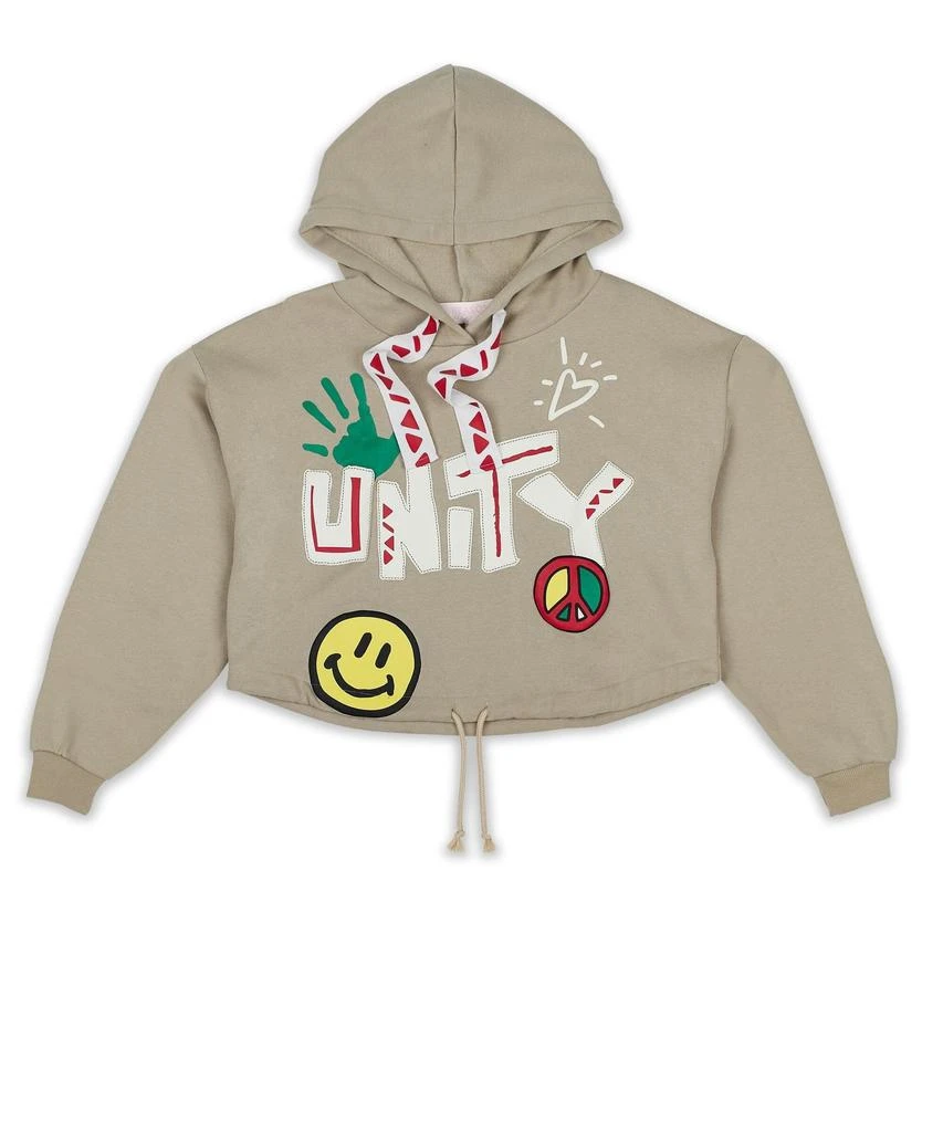 商品Reason Clothing|Womens Unity Crop Hoodie,价格¥148,第4张图片详细描述
