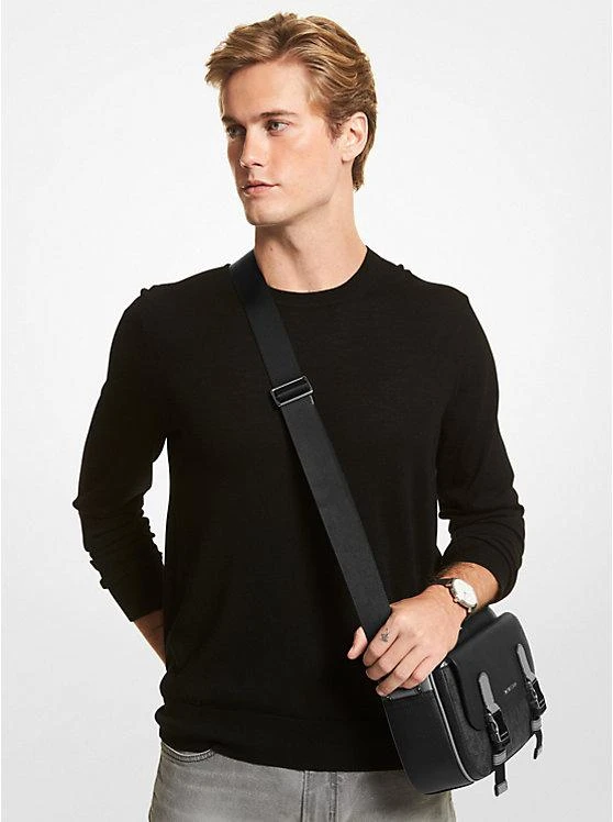商品Michael Kors|Hudson Large Leather Crossbody Bag,价格¥889,第3张图片详细描述