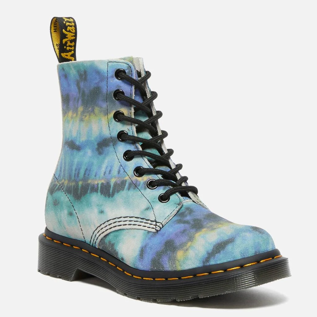 商品Dr. Martens|DR. MARTENS WOMEN'S 1460 PASCAL SUMMER TIE DYE SUEDE 8-EYE BOOTS - BLUE,价格¥821,第2张图片详细描述