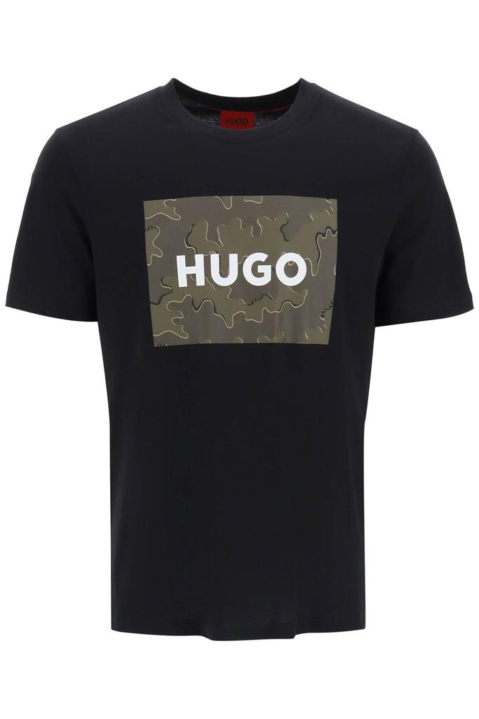 Hugo camouflage print t-shirt商品第1张图片规格展示