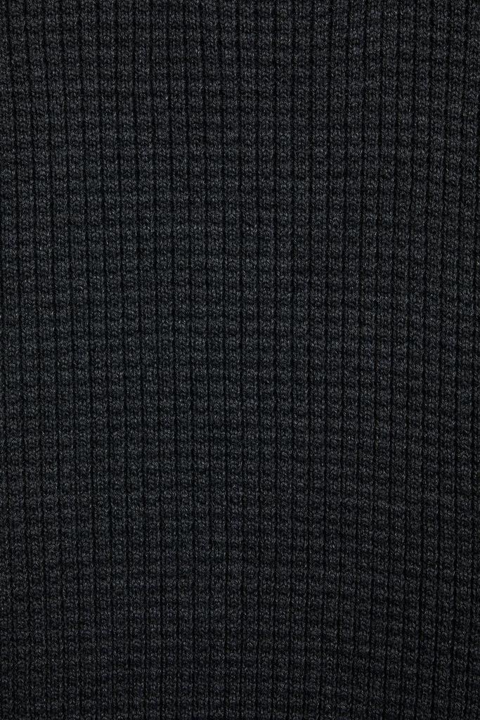 Waffle-knit wool-blend sweater商品第4张图片规格展示
