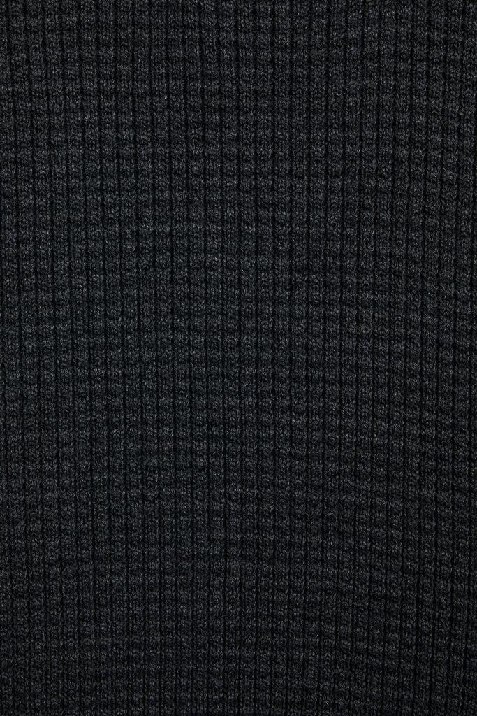 商品Sandro|Waffle-knit wool-blend sweater,价格¥1444,第6张图片详细描述