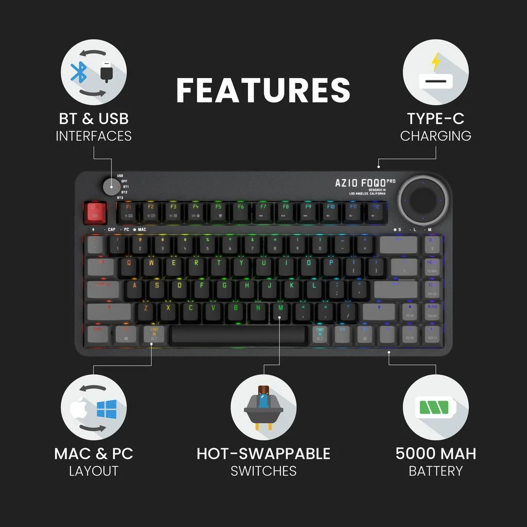 FOQO Pro Wireless Keyboard 商品