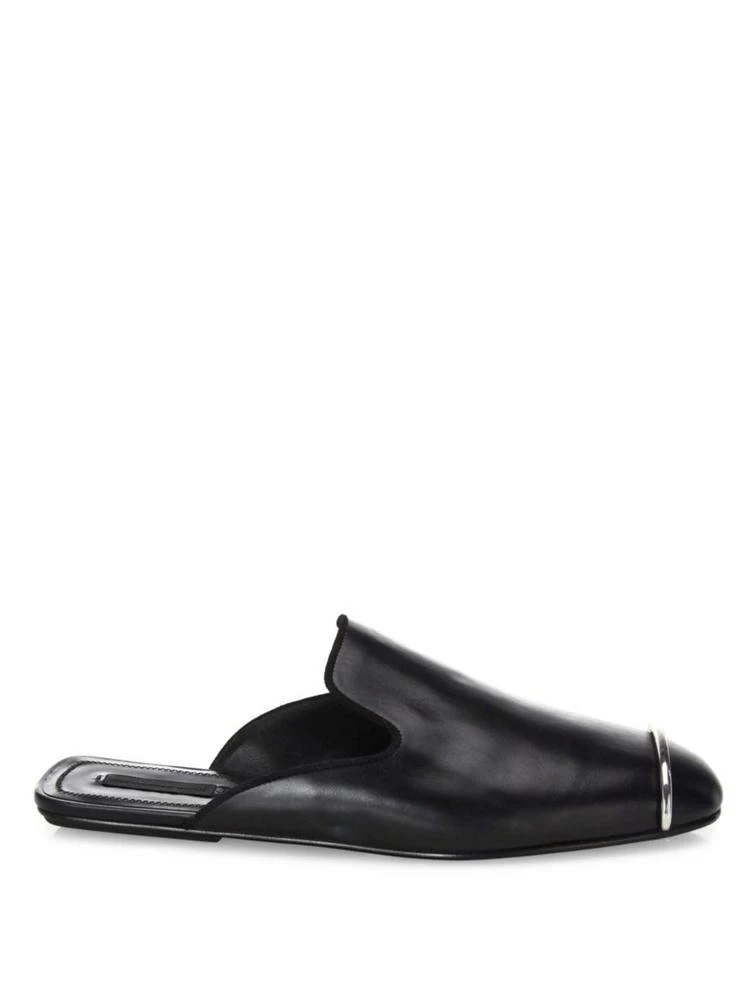 商品Alexander Wang|Jaelle Leather Loafer Slides,价格¥4463,第5张图片详细描述