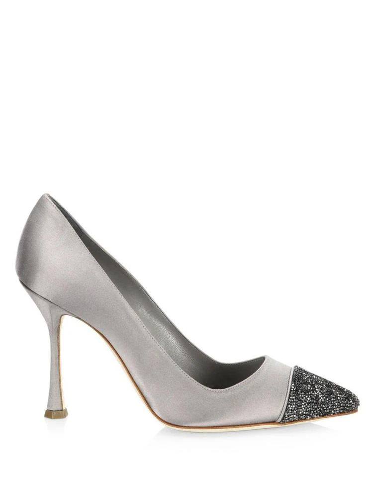 商品Manolo Blahnik|Bipunta Satin 高跟鞋,价格¥2978,第5张图片详细描述
