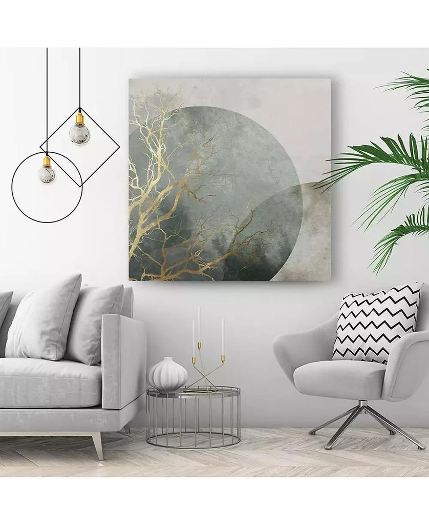 商品Giant Art|20" x 20" Mid Night I Museum Mounted Canvas Print,价格¥924,第2张图片详细描述