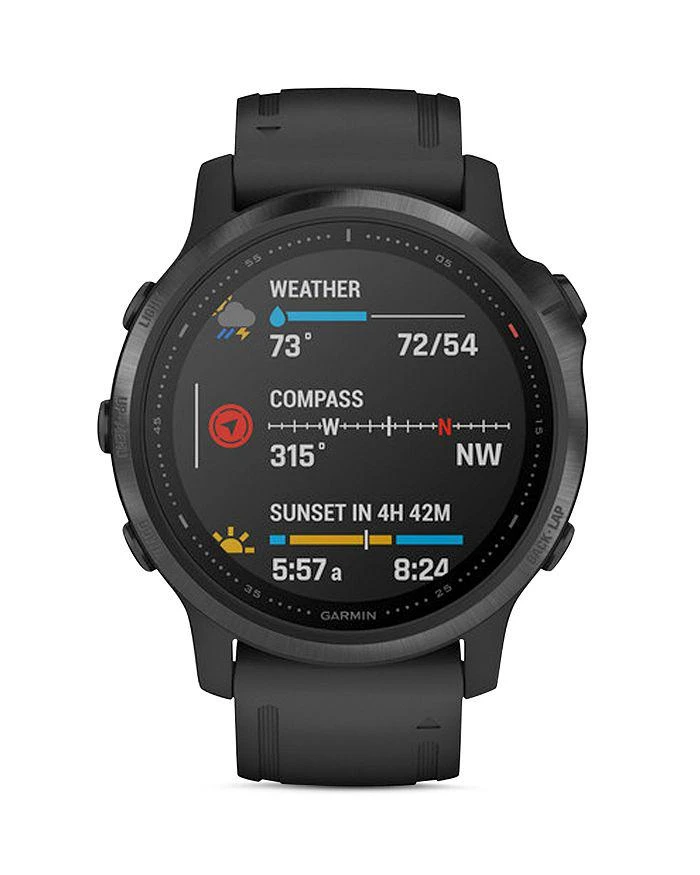商品Garmin|Fenix 6S Black Silicone Strap Smartwatch, 42mm,价格¥5193,第4张图片详细描述