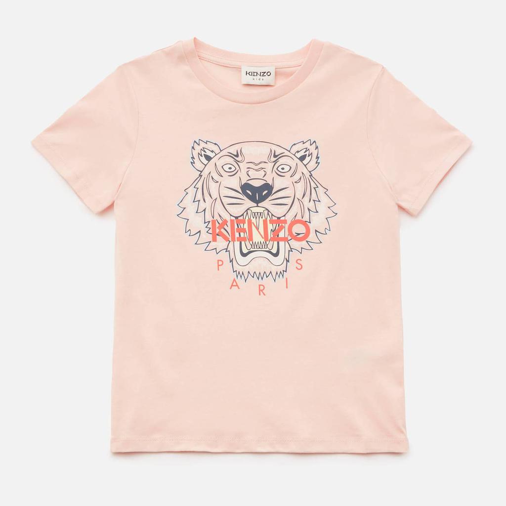 KENZO Girls' Tiger T-Shirt - Pink商品第1张图片规格展示