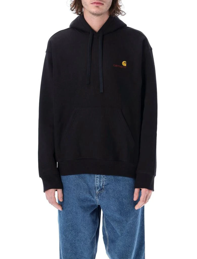 商品Carhartt WIP|CARHARTT WIP Hooded American Script sweatshirt,价格¥861,第1张图片